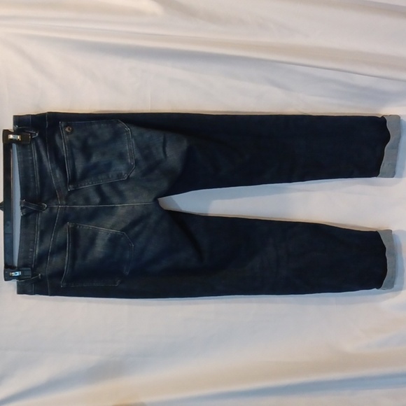 Democracy Ab Solution Skinny Jeans 10 Mom Mid Rise Stretch Dark Elastic Waist - Picture 4 of 8